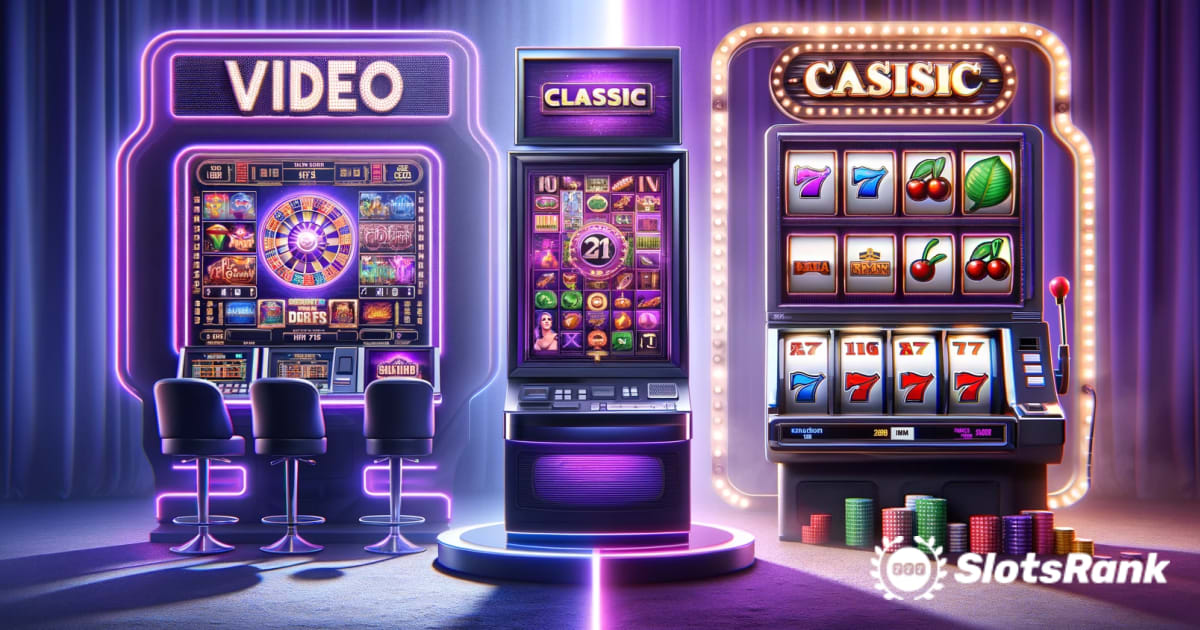 Wideo a klasyczne automaty w kasynie online: który jest lepszy?